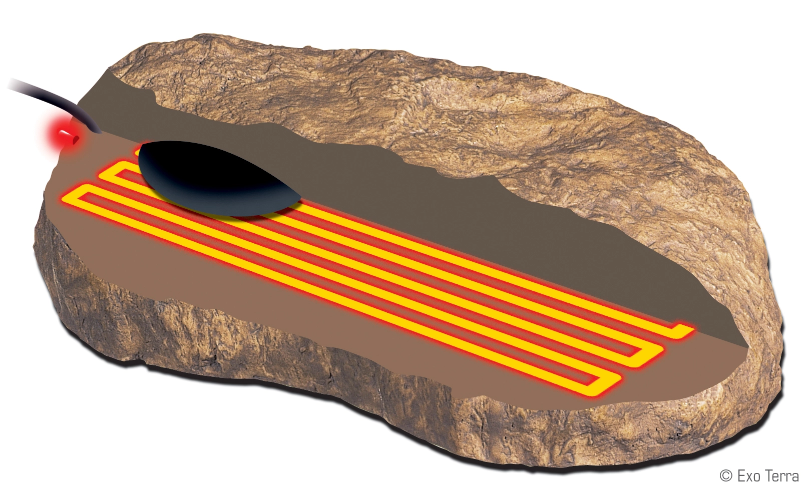 Exo Terra varmesten lille 5 Watt